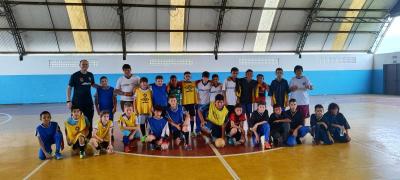 Escola Municipal LeocÃ¡dio JosÃ© Correia desenvolveu o projeto de socializaÃ§Ã£o atravÃ©s de prÃ¡tica esportiva